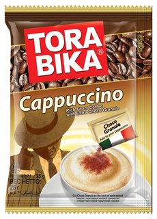 Кофе растворимый Torabika Cappuccino с дополнительным пакетиком шоколадной крошки 25г 