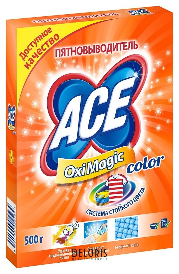 Пятновыводитель ACE Oxi Magic Color 500 г NNB