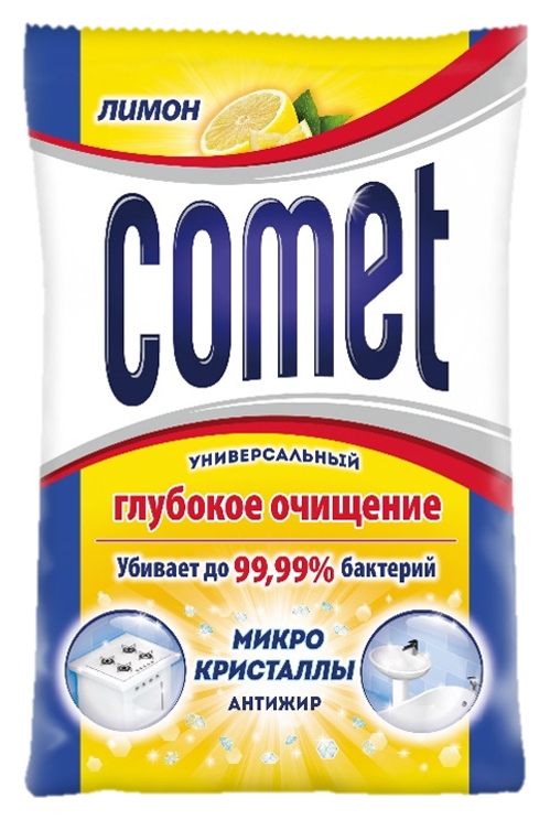 Чистящее средство комет 350г пакет лимон