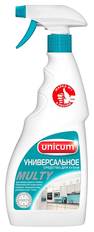 Чистящее средство Unicum 500г мульти универсальное для кухни спрей
