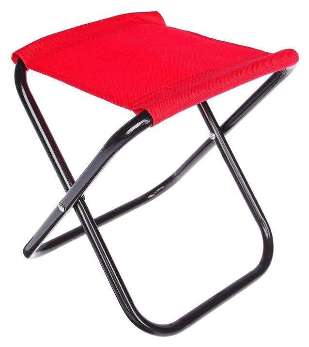 Стул туристический, складной, 22 х 20 х 25 см, до 60 кг, цвет красный  Maclay