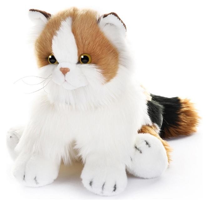 

Мягкая игрушка Кот с ярким окрасом калико кэт, 30 см