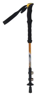 Палка для скандинавской ходьбы, телескопическая, 3 секции, до 135 см, цвет оранжевый Onlitop