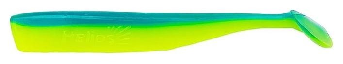 

Виброхвост Helios Chebak 8 см Blue Lime Hs-3-040, набор 7 шт.