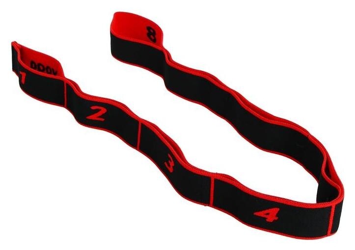 Резина для растяжки всех групп мышц 90 × 4 см, с захватами, Medium, средняя жёсткость Sangh