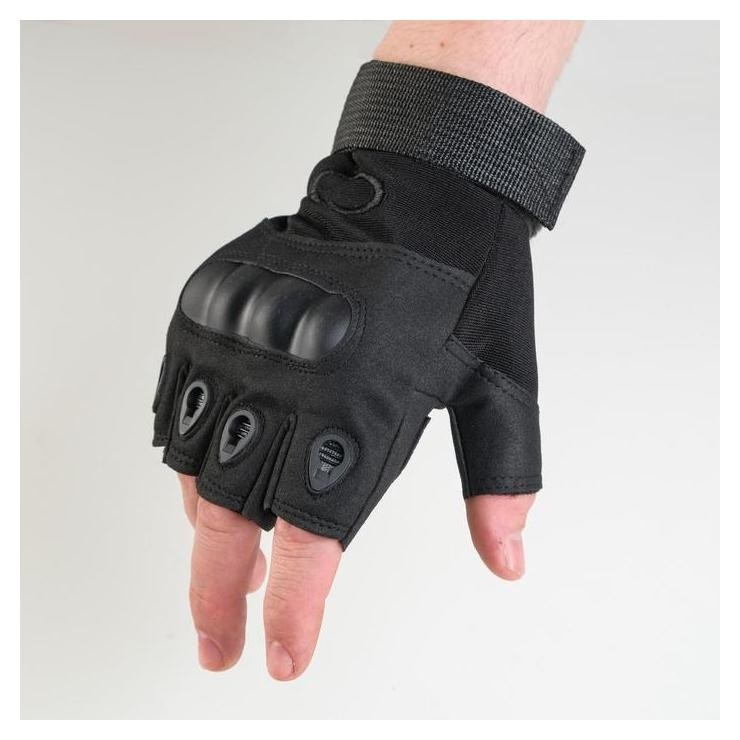 

Перчатки тактические черные краги XL