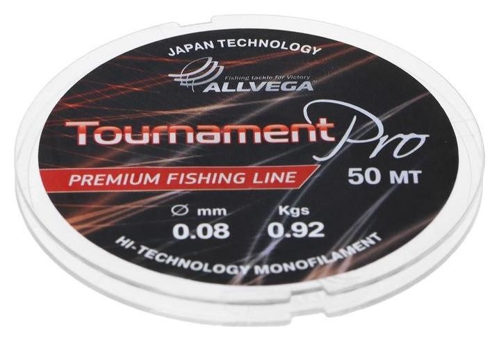 

Леска "Allvega" Tournament Pro 0.08мм, 50м
