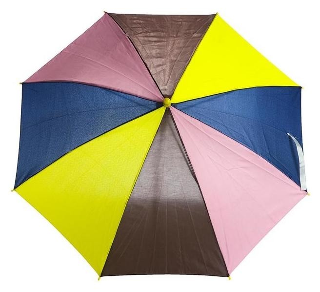 Зонт детский «Радуга нежная» со свистком, полуавтоматический, R=45 см