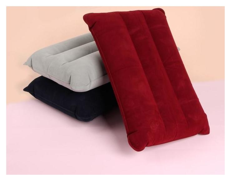 Подушка дорожная, надувная, 42 × 30 см