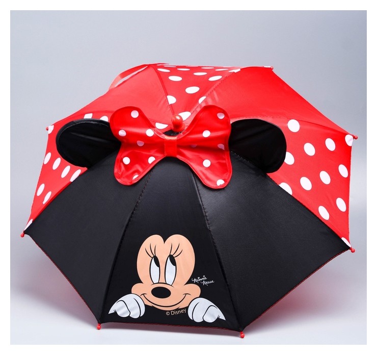 Зонт детский с ушами «Красотка», минни маус Ø 52 см