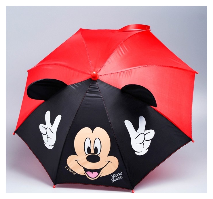 Зонт детский с ушами «Отличное настроение», микки маус Ø 52 см