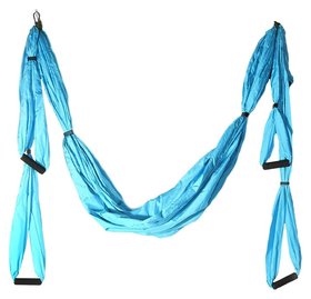 Гамак для йоги 250 × 140 см, цвет голубой Sangh