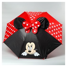 Зонт детский с ушами «Красотка», минни маус Ø 70 см Disney