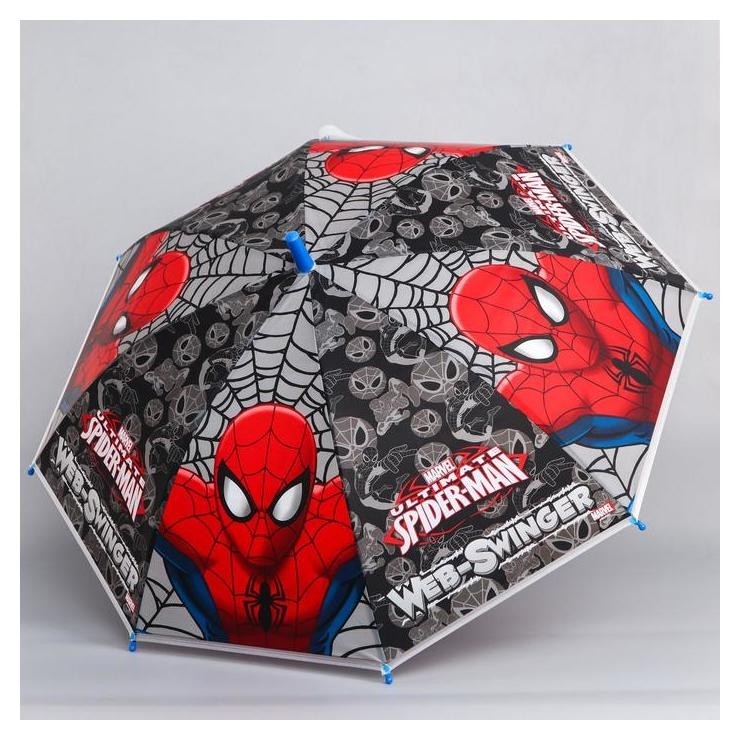 Зонт детский с паутиной Человек-Паук 8 спиц D=87см