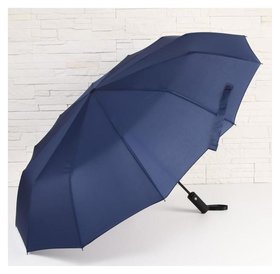 Зонт мужской автоматический тёмно-синий Lanford R=53 см 