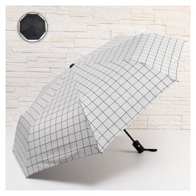 Зонт мужской автоматический ветроустойчивый солнцезащитный Carbriet R=48 см 