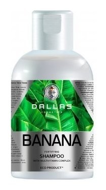 Шампунь для укрепления волос с мультивитаминным комплексом Banana Dallas Cosmetics