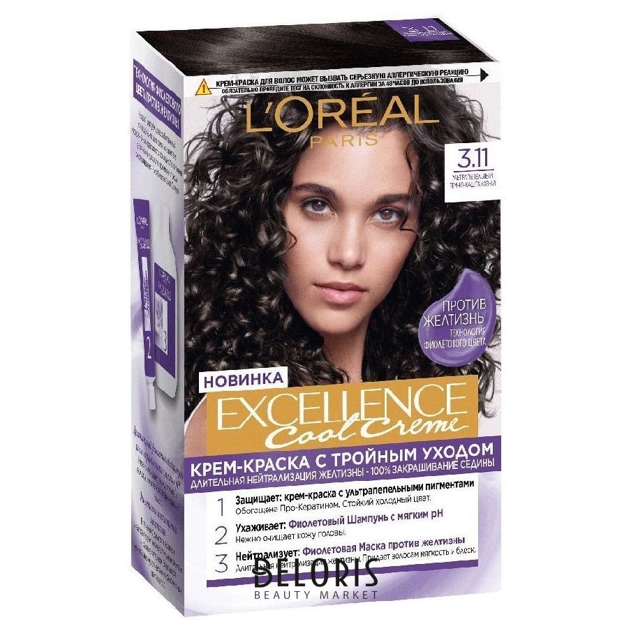 Крем-краска для волос стойкая Excellence Cool Creme L'Oreal 1000561447 ...