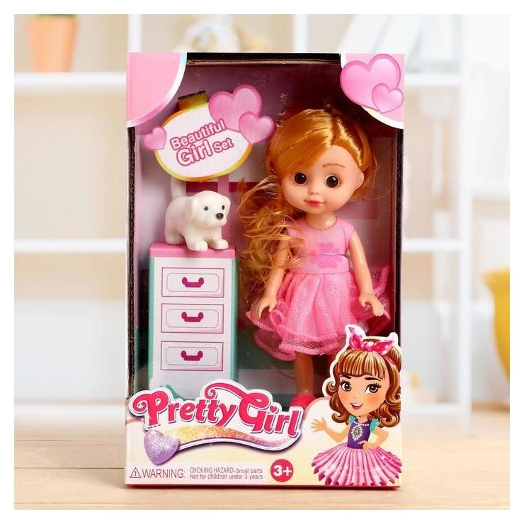 Кукла классическая «Маша» в платье, с аксессуарами 