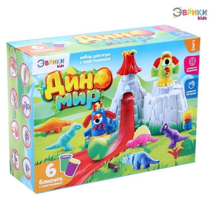 

Набор для игры с пластилином «Диномир»