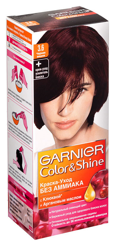 Тон 3.6 Черная вишня  Garnier