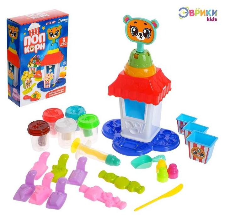 Набор для игры с пластилином «Попкорн»  Эврики