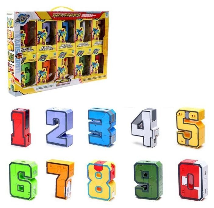 

Набор роботов "Робо цифры 0 9", трансформируется