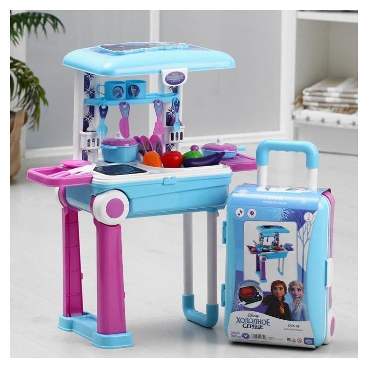 Игровой модуль "Кухня в чемоданчике", холодное сердце  Disney