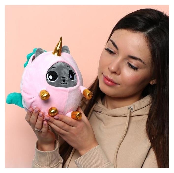 

Мягкая игрушка «Котик в костюме единорожки»