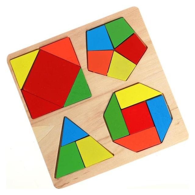 

Деревянная игрушка «Рамка-вкладыш» 17,5×18×0,5 см