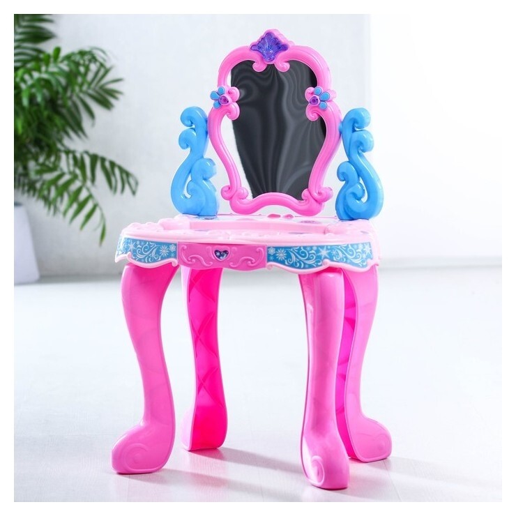 Столик с зеркалом, "Холодное сердце", свет, звук,14 пред. высота 60 см  Disney