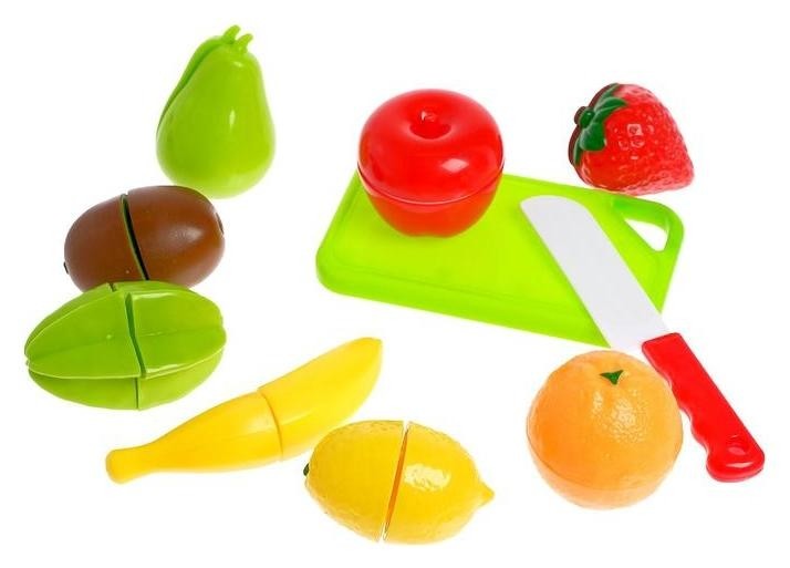 

Мини кухня набор продуктов для резки "Фруктовый салат" 10 предметов