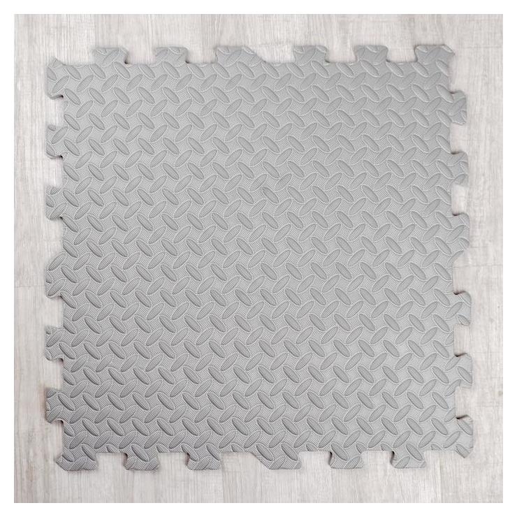Развивающий коврик-пазл «Серый» 60х60х1 см