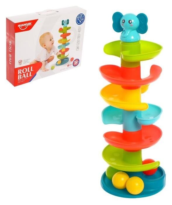 Пирамидка «Слоник», 7 элементов  