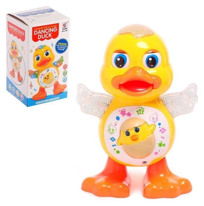 

Игрушка «Утка», работает от батареек, танцует, световые и звуковые эффекты
