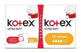 Прокладки гигиенические Ultra Soft Normal Kotex