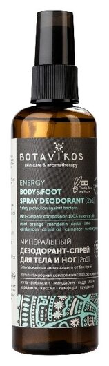 Дезодорант-спрей для тела и ног Минеральный Energy отзывы