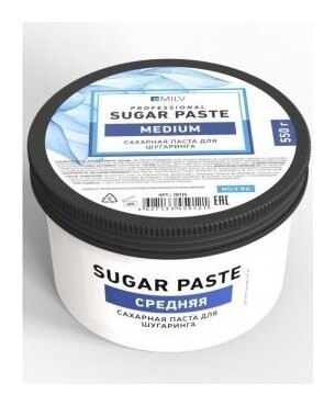 Сахарная паста для шугаринга средняя Sugar  Milv