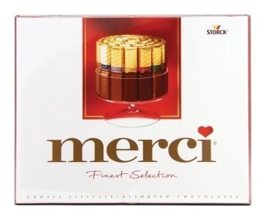 

Конфеты шоколадные Merci (Вес 250 г)