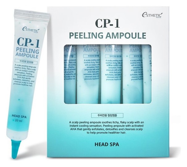 Пилинг-сыворотка для кожи головы Очищающая Cp-1 Peeling Ampoule  Esthetic House