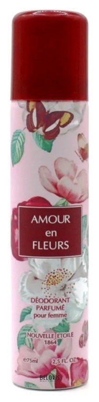 Дезодорант парфюмированный Любовь в цветах Amour En Fleurs Новая Заря
