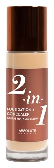 Основа тональная и консилер для лица 2 в 1 Foundation + Concealer  Absolute New York