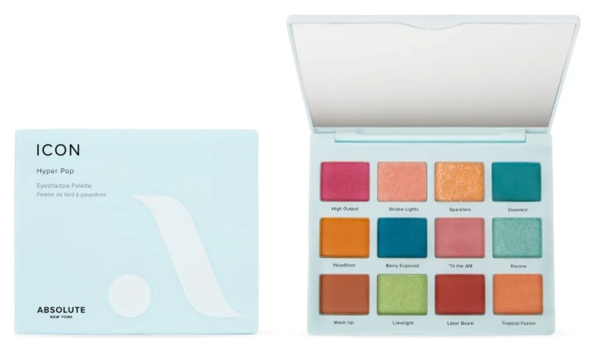 Палетка теней для век Icon Eyeshadow Palette  Absolute New York