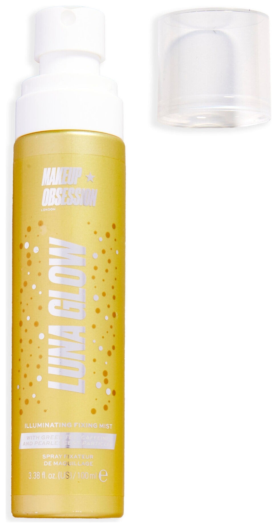 Спрей-иллюминайзер для лица фиксирующий Luna Glow Setting Spray  Makeup Obsession