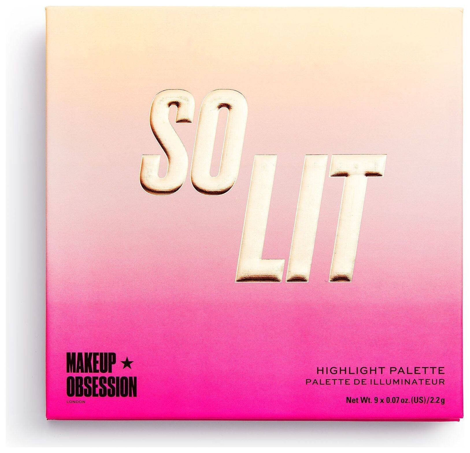 Хайлайтер для лица So Lit Highlight Palette  Makeup Obsession