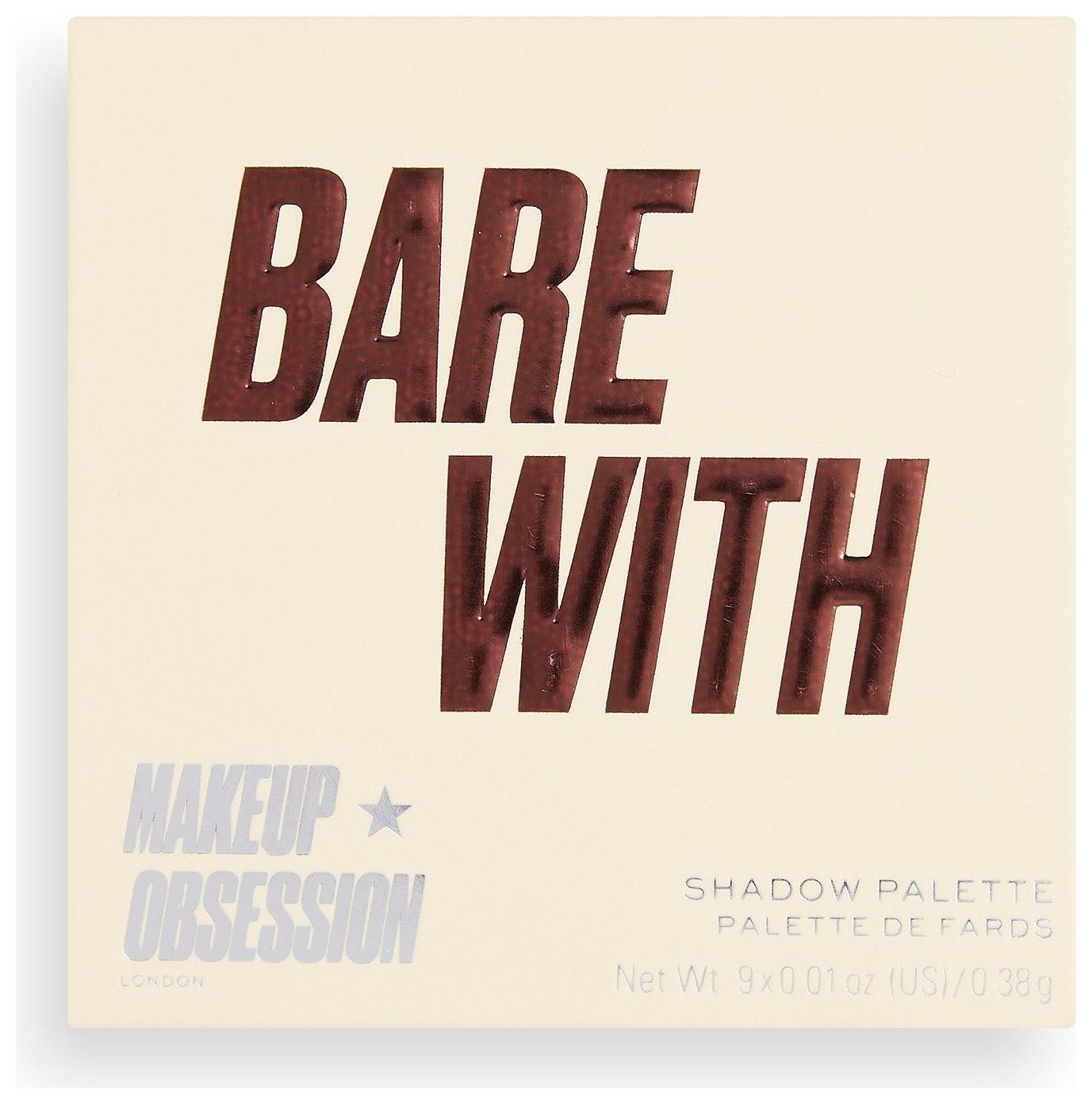 Палетка теней для век Bare With Eyeshadow Palette  Makeup Obsession