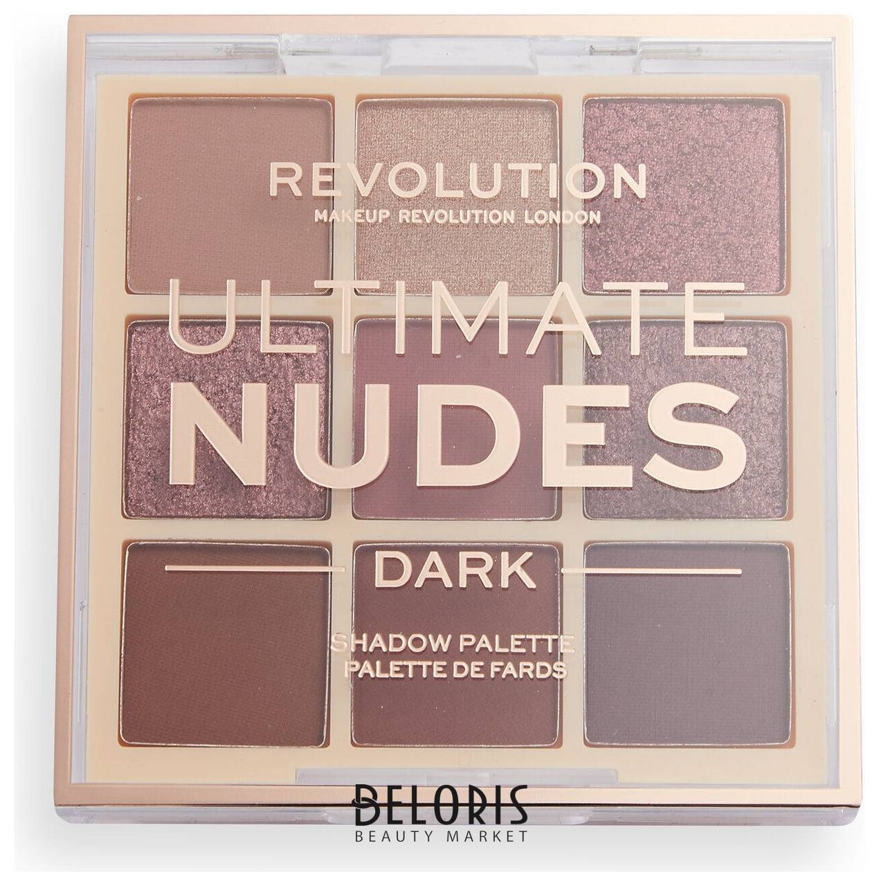 Палетка теней для век Ultimate Nudes Eyeshadow Palette Makeup Revolution Ultimate Nudes
