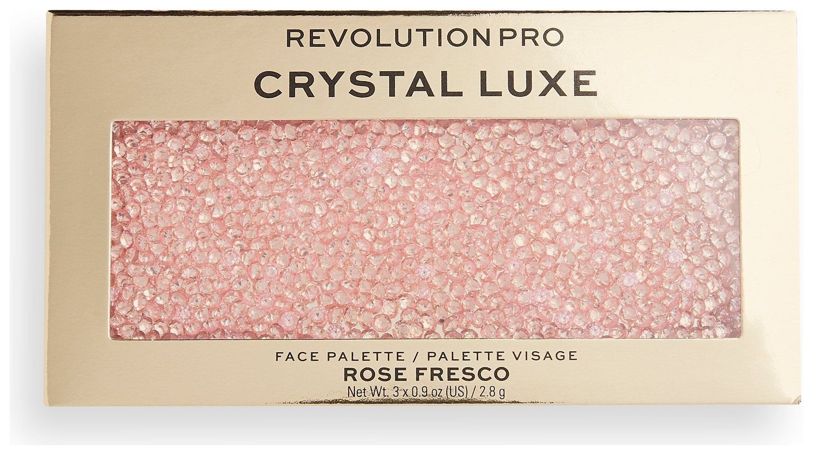 Палетка для макияжа 3 в 1 Crystal Luxe  Revolution PRO