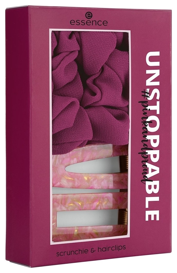 

Набор для волос резинка + 2 заколки Unstoppable #pinkandproud