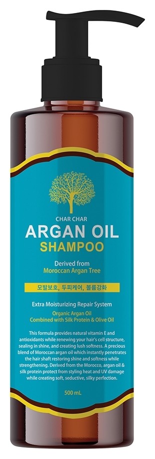 Шампунь для волос с аргановым маслом Char Char Argan Oil Shampoo Evas Char Char